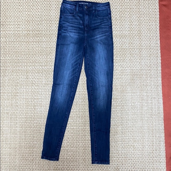 NWOT Juniors American Eagle Skinny Jeans Size 00 - Picture 3 of 8